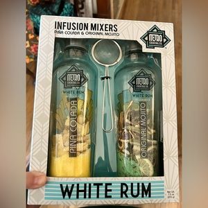 Cocktail set does not include the booze